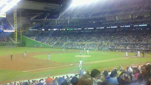 LoanDepot Park, section: 22, row: 8, seat: 24