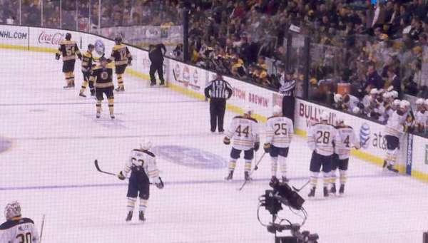 TD Garden, section: 312, row: 18, seat: 5