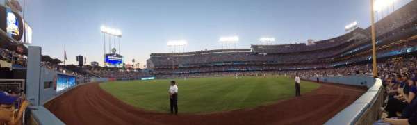 Dodger Stadium, section: 53FD, row: AA, seat: 1
