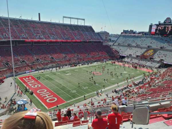 Ohio Stadium, section: 11C, row: 18, seat: 27