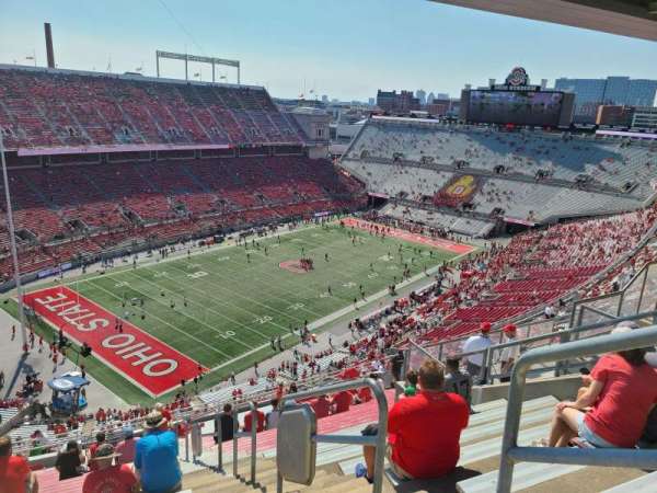 Ohio Stadium, section: 11C, row: 33, seat: 18