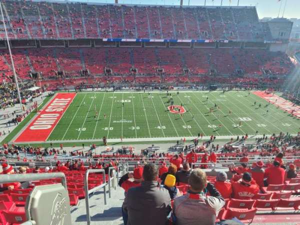 Ohio Stadium, section: 19C, row: 22, seat: 1