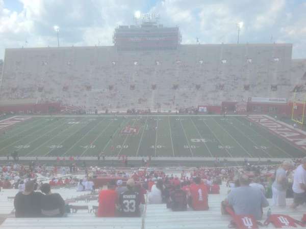 Memorial Stadium, Indiana, section: 26, row: 64, seat: 107