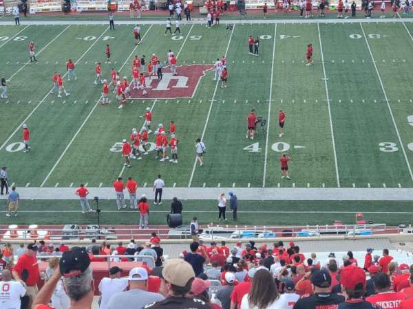 Memorial Stadium, Indiana, section: 26, row: 64, seat: 106