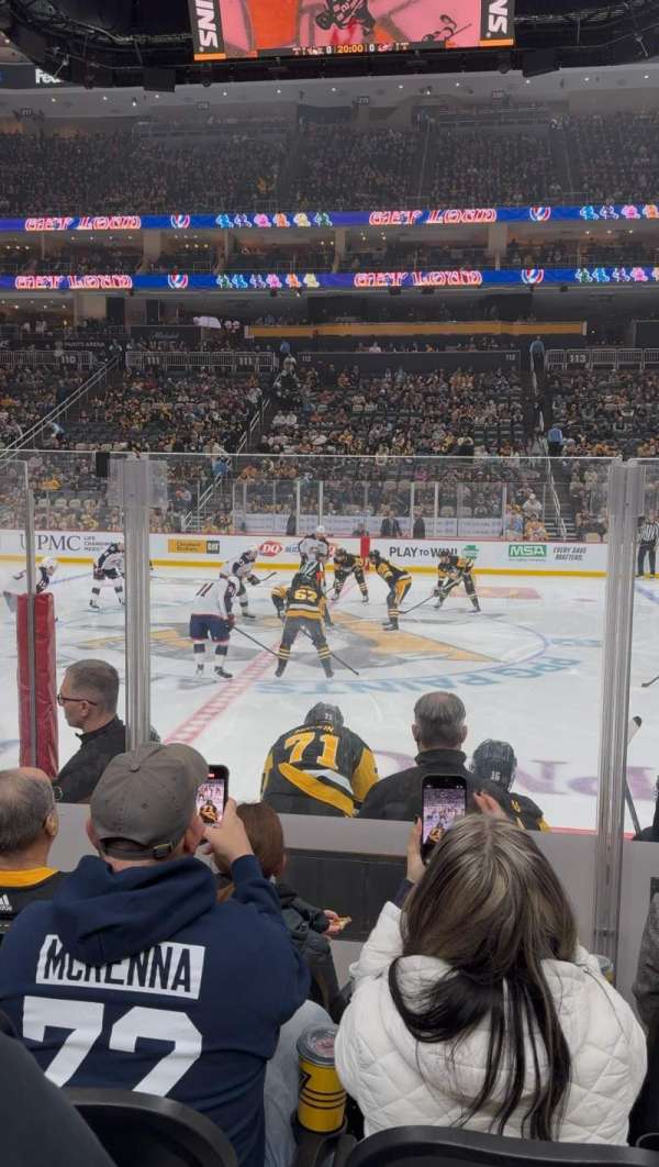 PPG Paints Arena, section: 102, row: F, seat: 5/6