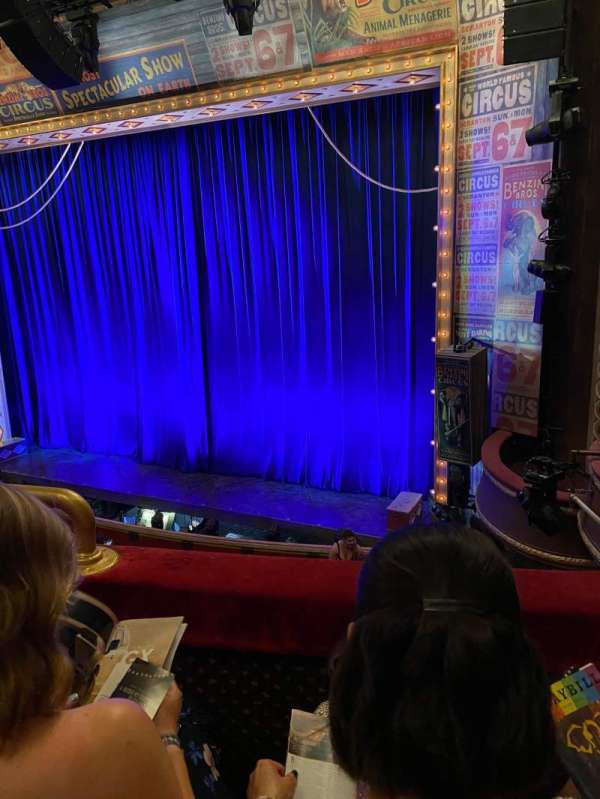 Imperial Theatre, section: Front Mezzanine R, row: B, seat: 402