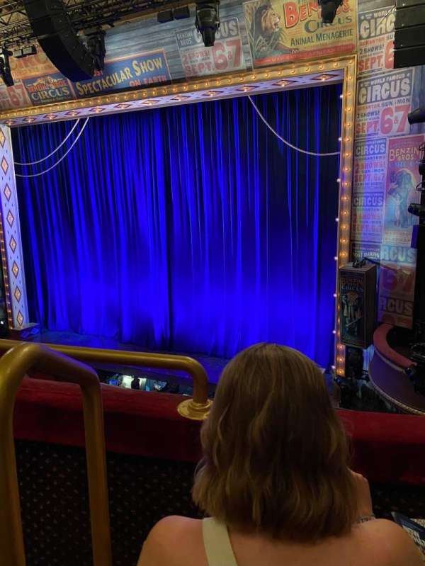 Imperial Theatre, section: Front Mezzanine R, row: B, seat: 401
