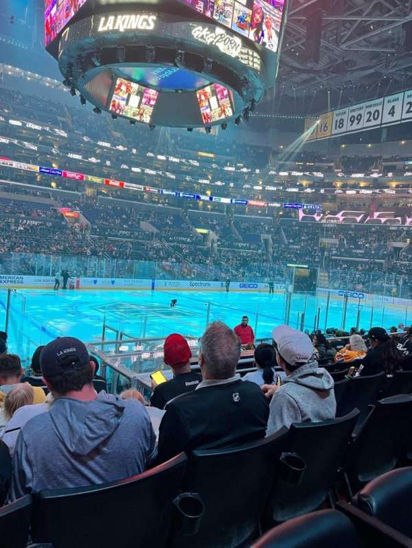 Crypto.com Arena, section: 102, row: 13, seat: 15