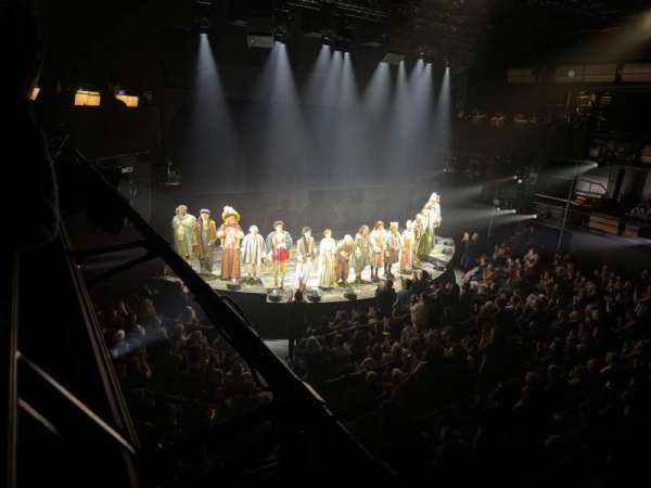 Bridge Theatre, section: Gallery, row: A, seat: 56