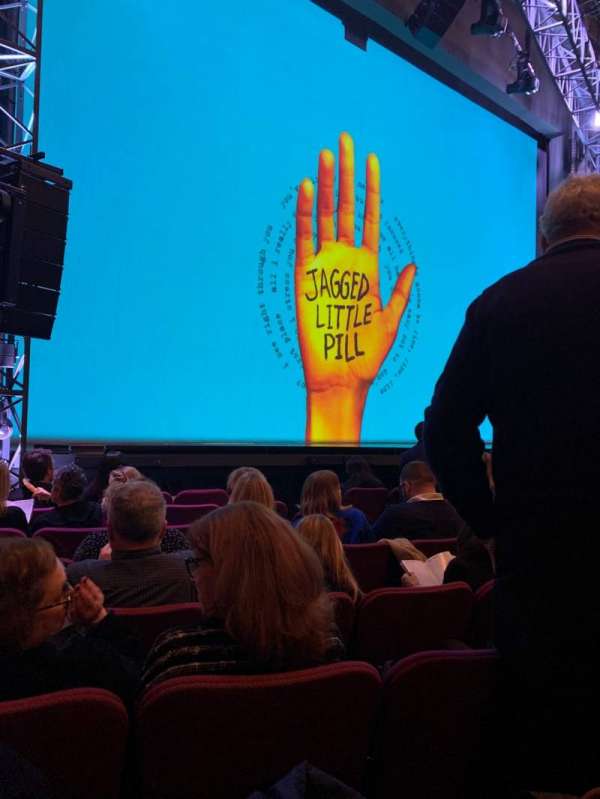 Broadhurst Theatre, section: Orchestra L, row: H, seat: 13