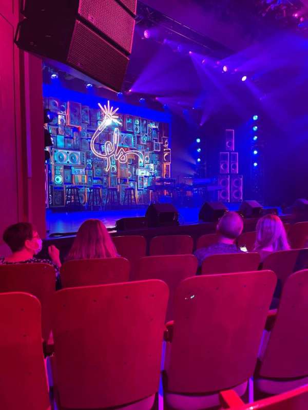 Booth Theatre, section: Orchestra L, row: D, seat: 11