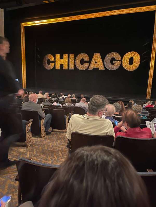 Ambassador Theatre, section: Orchestra R, row: M, seat: 4