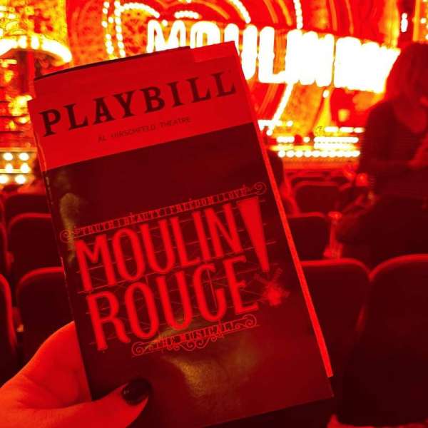 Al Hirschfeld Theatre, section: Orchestra L, row: K, seat: 7