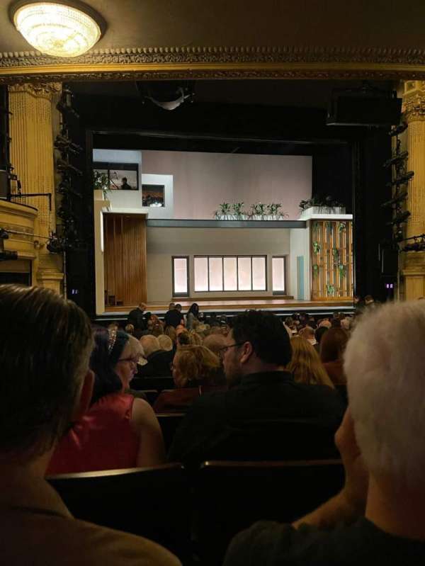 Hudson Theatre, section: Orchestra C, row: Q, seat: 103
