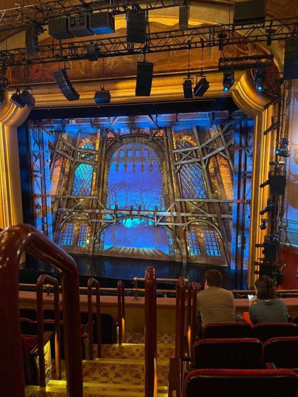 St. James Theatre, section: Mezzanine R, row: F, seat: 2