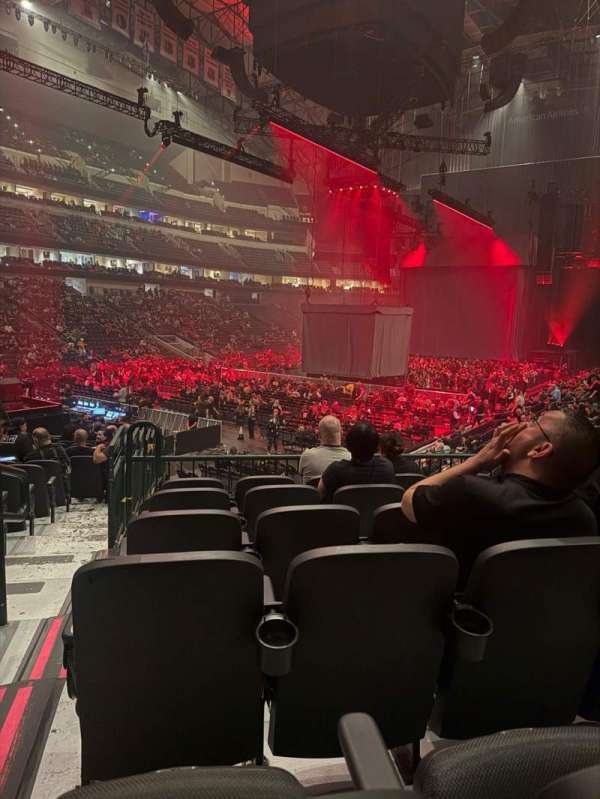American Airlines Center, section: 110, row: S, seat: 17