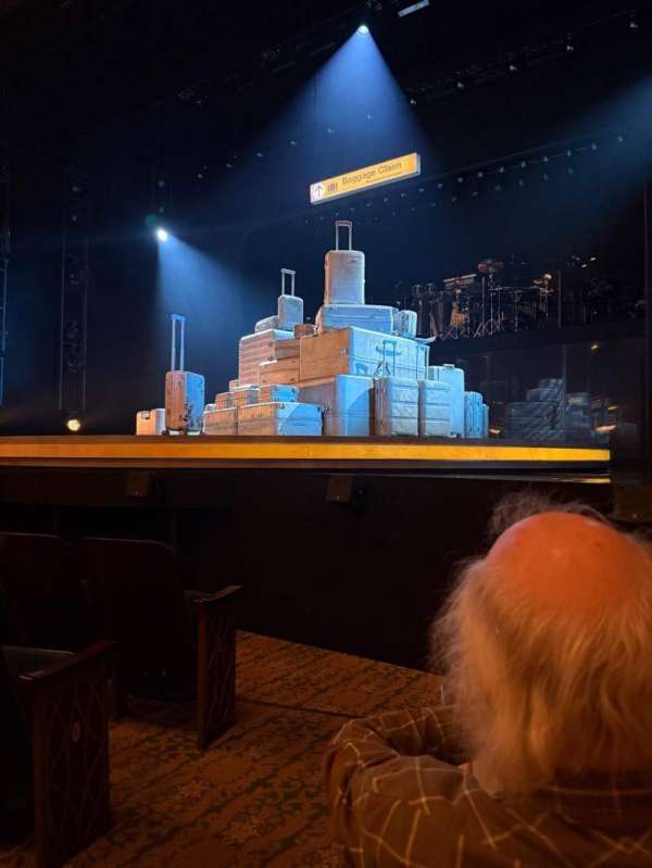 Longacre Theatre, section: Orchestra R, row: D, seat: 1