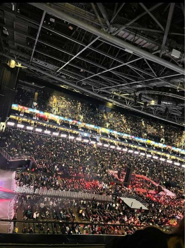 The O2, London, section: 402, row: 4, seat: 6