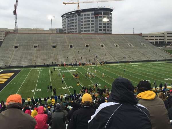 Kinnick Stadium, section: 129, row: 46, seat: 8