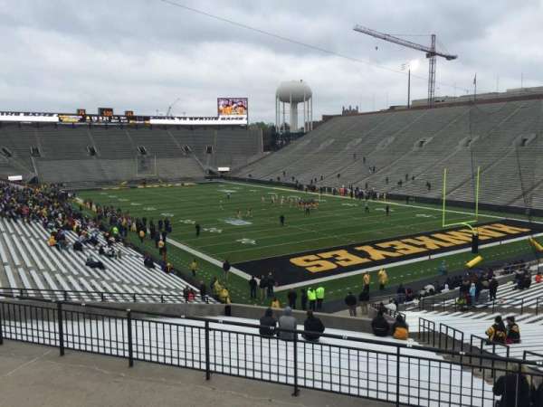 Kinnick Stadium, section: 221, row: 2, seat: 8