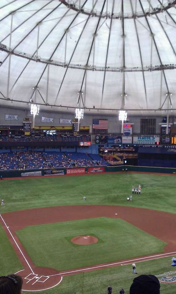 Tropicana Field, section: 306, row: g, seat: 1