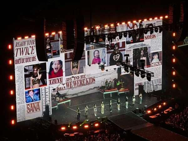 The O2, London, section: 407, row: T, seat: 605