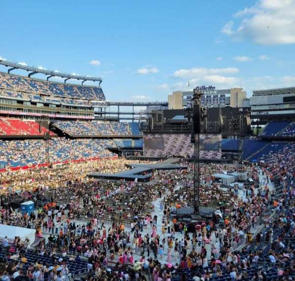 Gillette Stadium, section: 240, row: 1, seat: 8