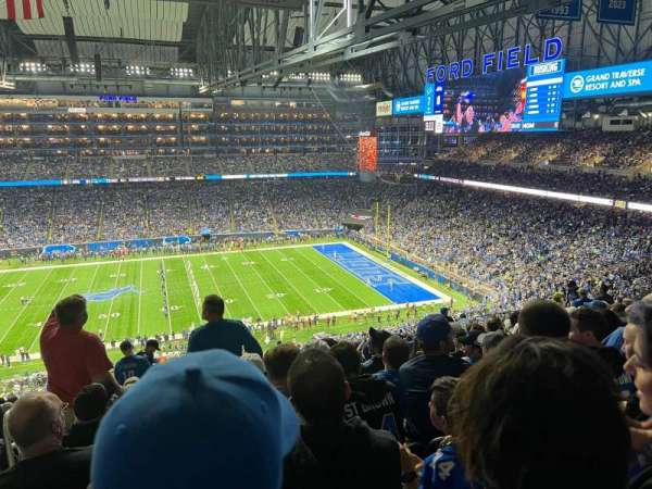 Ford Field, section: 332, row: 19, seat: 3