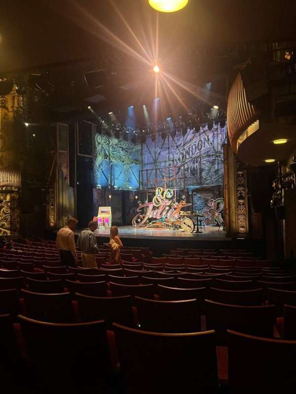 Stephen Sondheim Theatre, section: Orchestra R, row: P, seat: 22