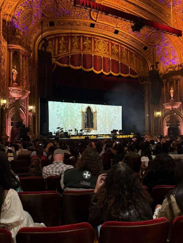 United Palace, section: Left Orchestra, row: D, seat: 109