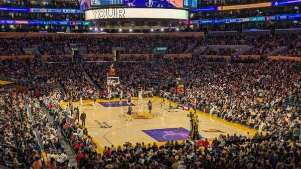 Crypto.com Arena, section: 218, row: 7, seat: 8