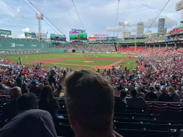 Fenway Park, section: Grandstand 23, row: 6, seat: 4