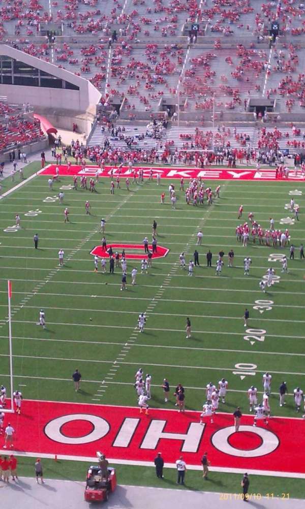 Ohio Stadium, section: 3c, row: 18, seat: 34