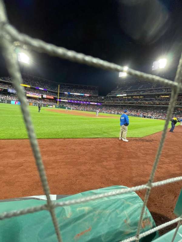 Citizens Bank Park, section: 134, row: 1, seat: 3