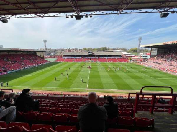 Oakwell Stadium, section: East, row: JJ, seat: 120