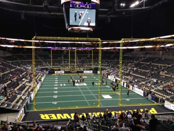 PPG Paints Arena, section: 107, row: Y, seat: 5