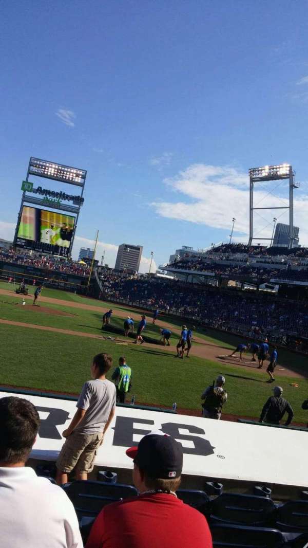 Charles Schwab Field, section: 116, row: 10, seat: 15