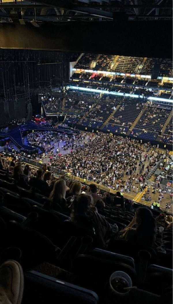 The O2, London, section: 405, row: U, seat: 563
