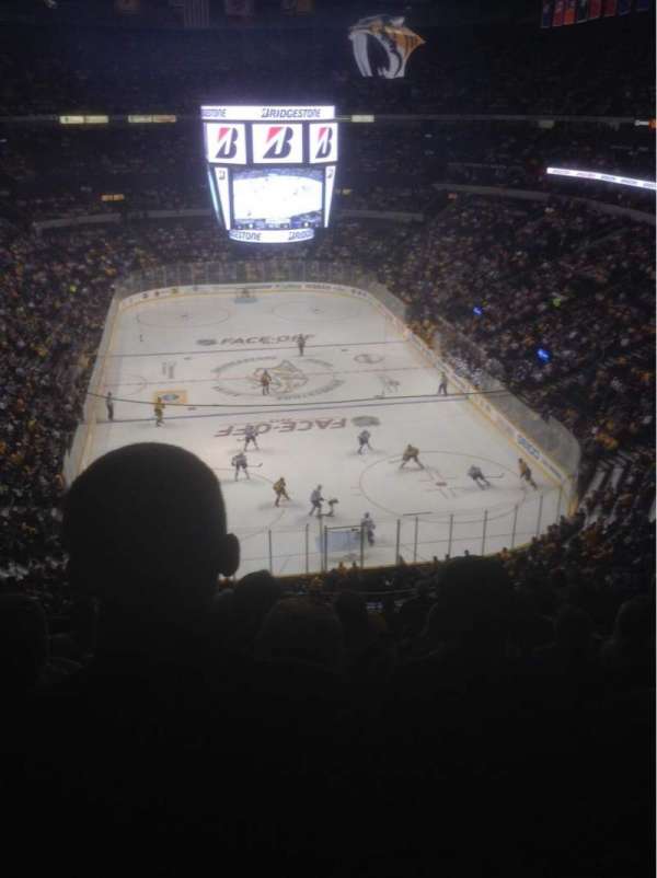 Bridgestone Arena, section: 317, row: M, seat: 13