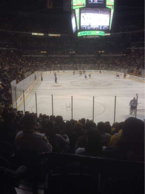 Bridgestone Arena, section: 110, row: D, seat: 9