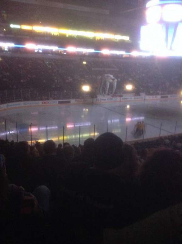 Bridgestone Arena, section: 103, row: P, seat: 13