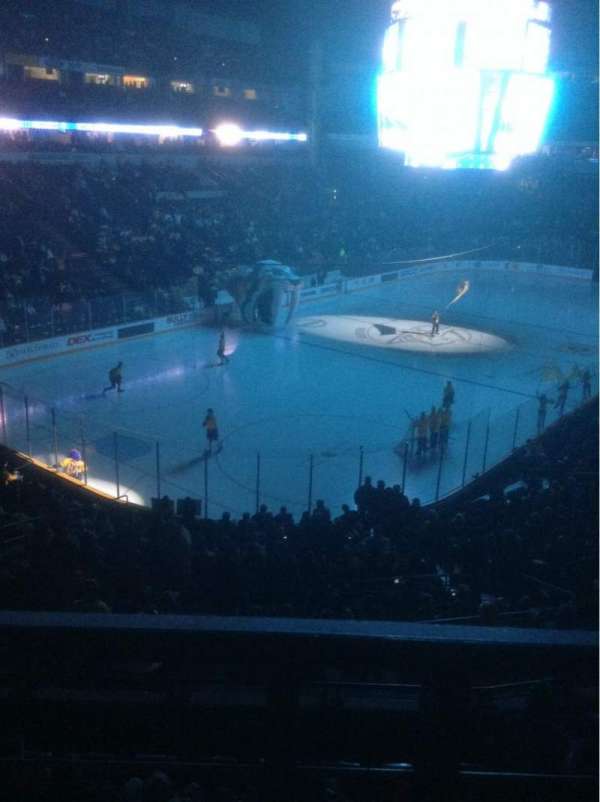Bridgestone Arena, section: 204, row: A, seat: 12