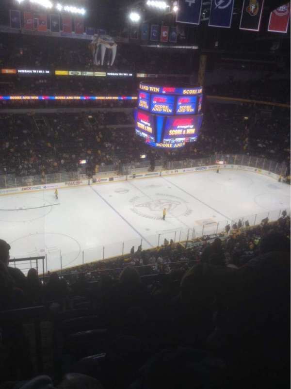 Bridgestone Arena, section: 307, row: J, seat: 13