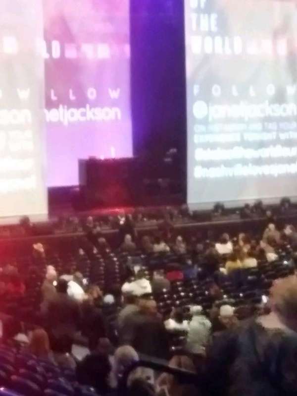 Bridgestone Arena, section: 117, row: B, seat: 11