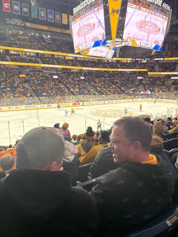 Bridgestone Arena, section: 114, row: F, seat: 25
