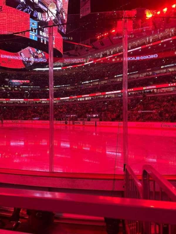 United Center, section: 108, row: 3, seat: 7