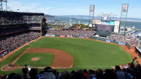 Oracle Park, section: VR307, row: 12, seat: 21