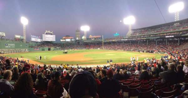 Fenway Park, section: Loge Box 149, row: LL, seat: 1