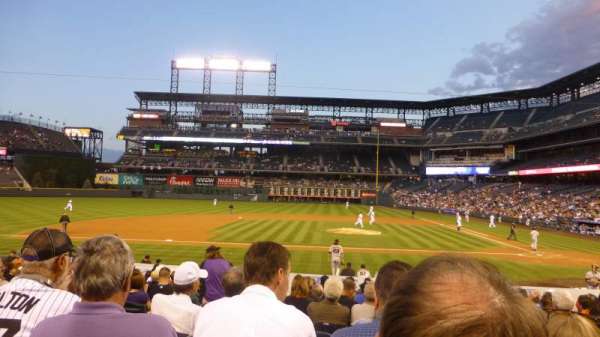 Coors Field, section: 137, row: 19, seat: 10