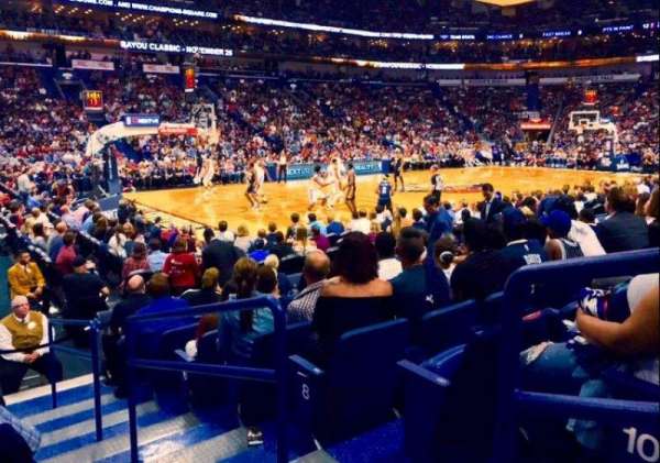 Smoothie King Center, section: 103, row: 11, seat: 1